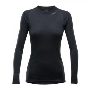 Devold, Duo Active Woman Shirt, Black, Ulltrøye