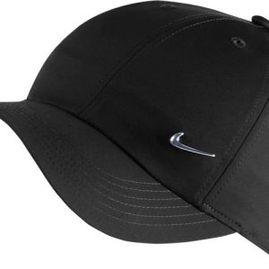 Nike, Heritage86 Cap Youth, Black/Metallic Silver, Caps