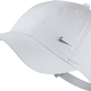 Nike, Heritage86 Cap Youth, White/Metallic Silver, Caps