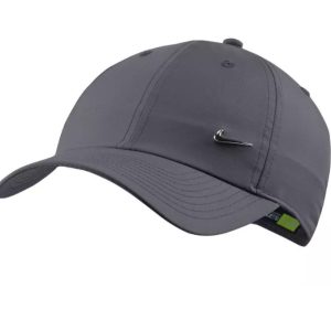 Nike, H86 Cap Metal Swoosh, Grey, Caps