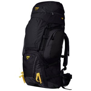 Bergans, Alpinist V6 Medium 110L, Black/WaxedYellow
