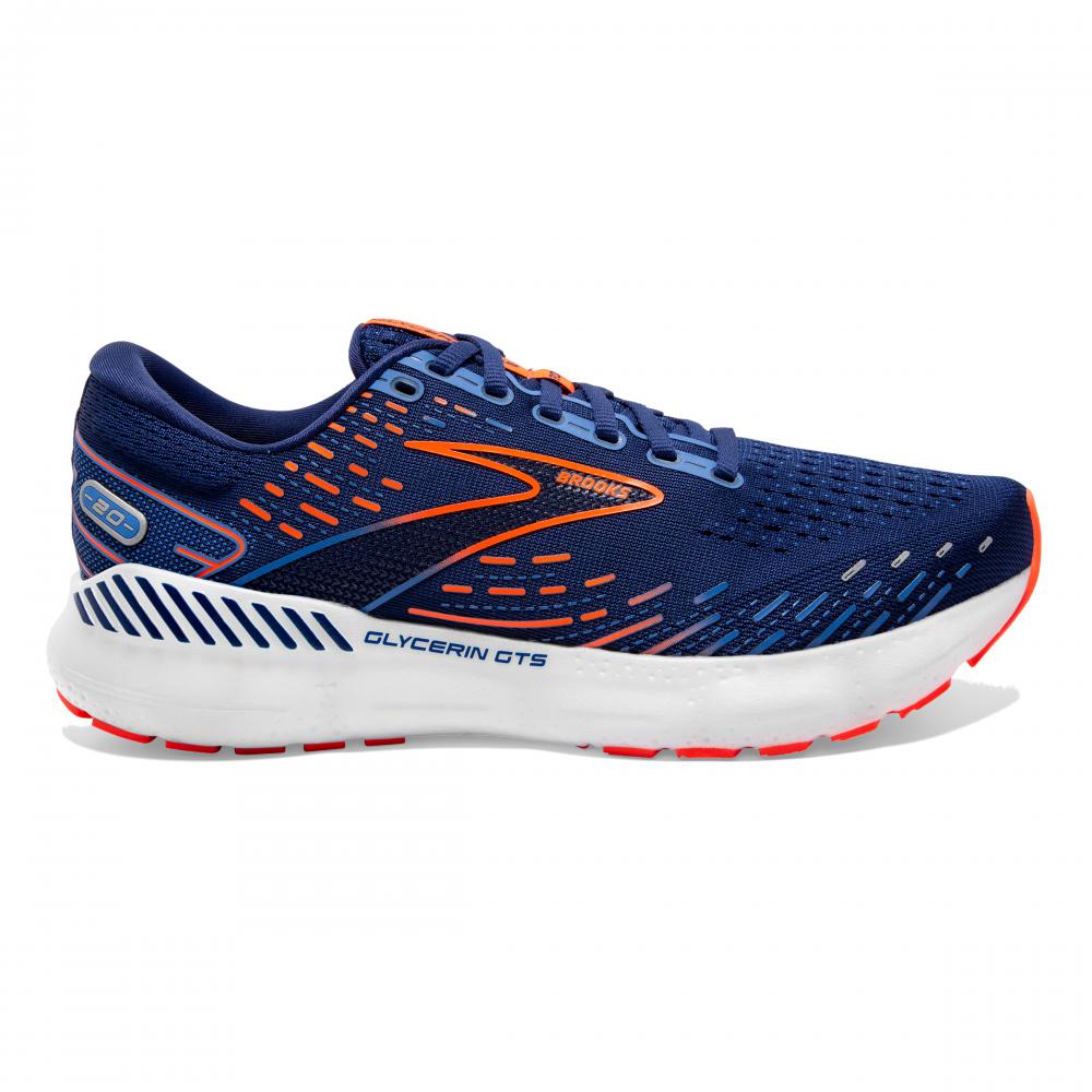 Brooks, Glycerin Gts 20, Blue Depths/Palace Blue/Orange, Joggesko