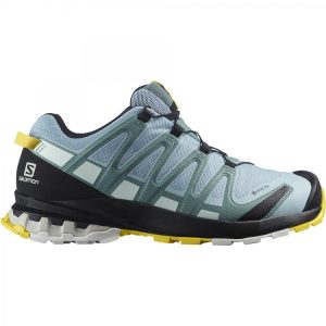 Salomon, Xa Pro 3d V8 Gtx W, Zen Blue/White/Golden Kiwi, Tursko