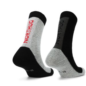 Northug, Hovden 2pk Wool Socks, Black, Ullsokker
