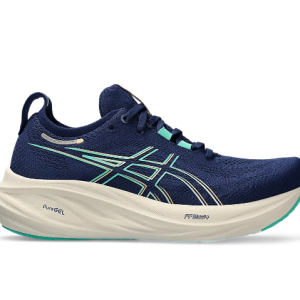 Asics, Gel-Nimbus 26 W, Blue Expanse/Aurora Green, Joggesko