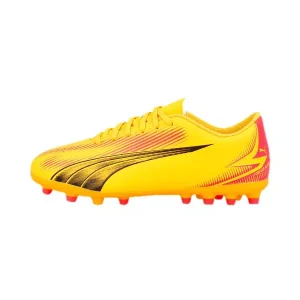 Puma, Ultra Play Mg Jr, Sun Stream/Puma Black/Sunset Glow, Fotballsko