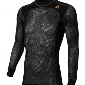 Aclima, WoolNet Crew Neck Shirt Man XXL, Black, Ullnetting