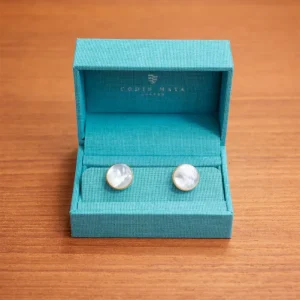 Gold Mother of Pearl Cufflink