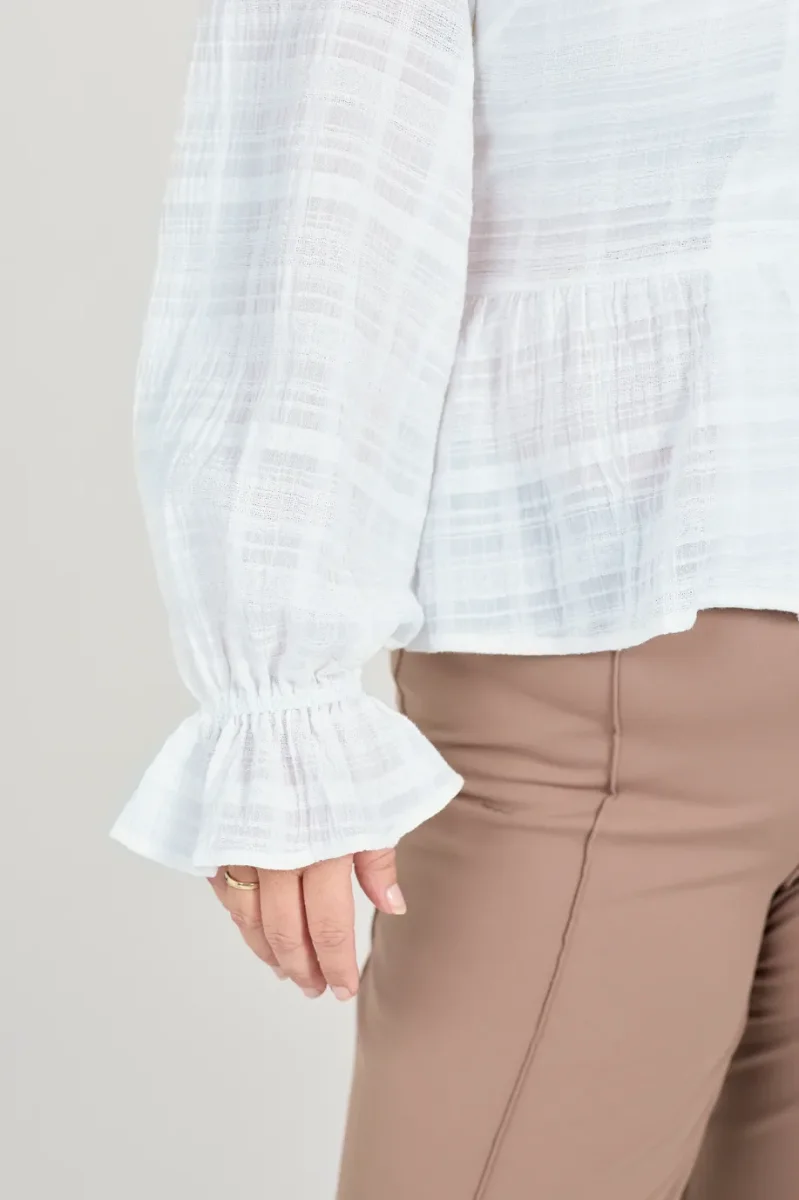 Mari Bluse - Hvit - Image 5