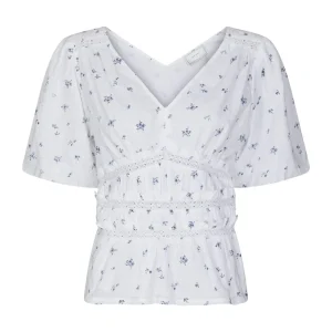 Sapura Flower Dobby Blouse